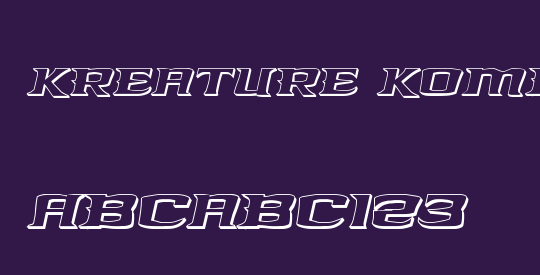 Kreature Kombat 3D Italic