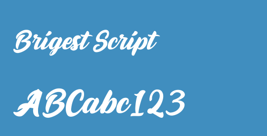 Brigest Script