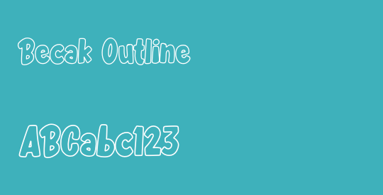 Becak Outline