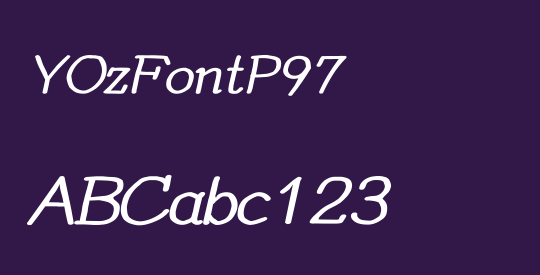 YOzFontP97