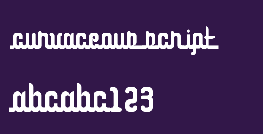 Curvaceous Script