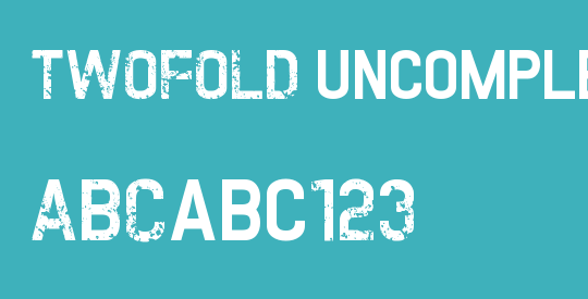 TWOFOLD uncomplete DeSigN