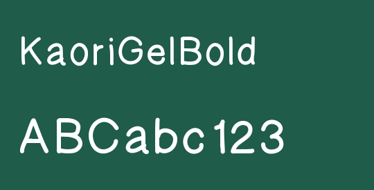 KaoriGelBold
