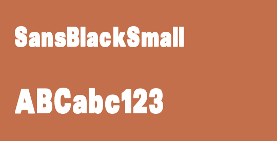 SansBlackSmall
