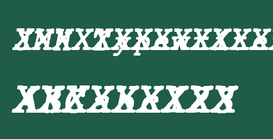 JMH Typewriter mono Cross