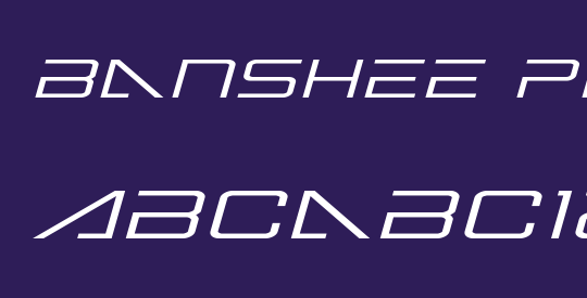 Banshee Pilot Expanded Italic