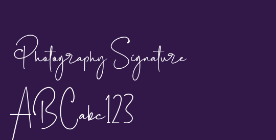 Photography Signature