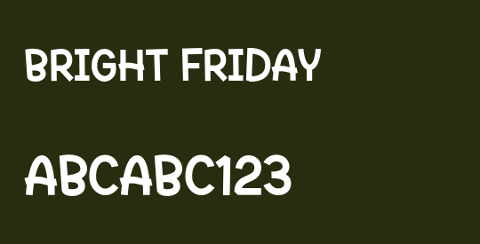 Bright Friday