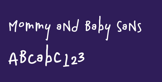 Mommy and Baby Sans
