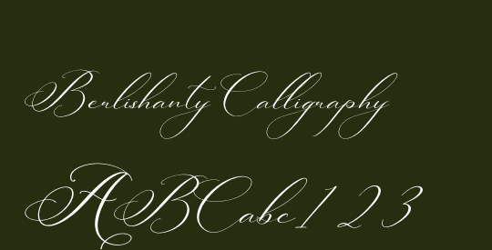 Berlishanty Calligraphy