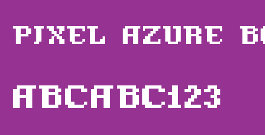 Pixel Azure Bonds