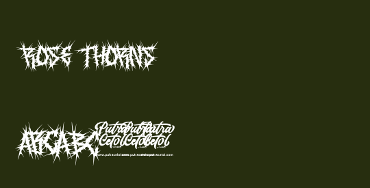 ROSE THORNS