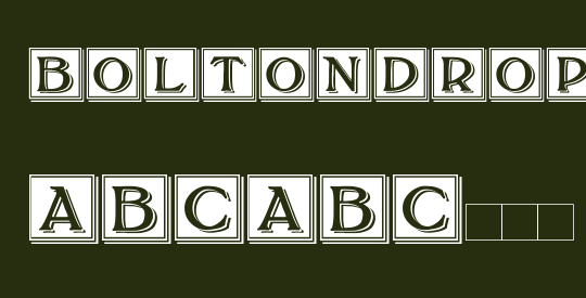 BoltonDropCaps