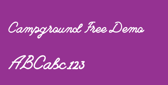Campground Free Demo