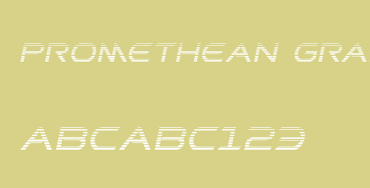 Promethean Gradient Italic