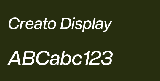 Creato Display