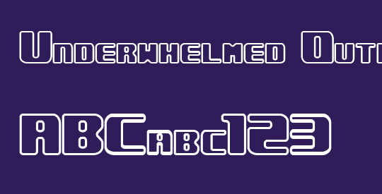Underwhelmed Outline BRK