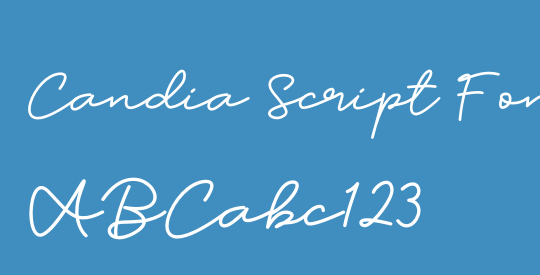 Candia Script Font