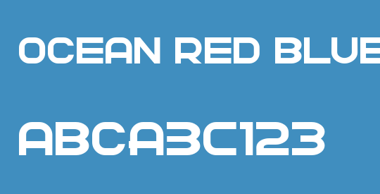 OCEAN RED BLUES