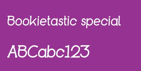 Bookietastic special