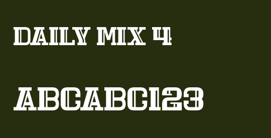 Daily Mix 4