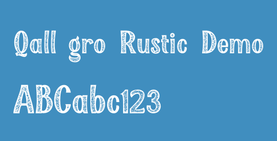 Qallégro Rustic Demo