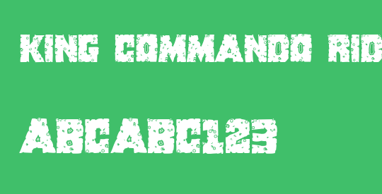 King Commando Riddled II
