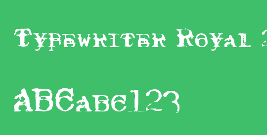 Typewriter Royal 200 Trashed