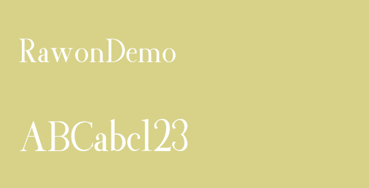 RawonDemo