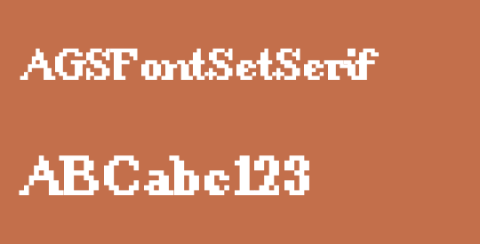 AGSFontSetSerif