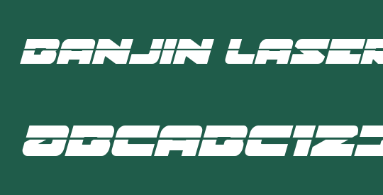 Banjin Laser Italic