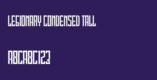 Legionary Condensed Tall