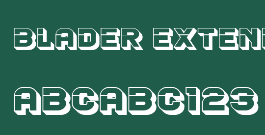 Blader Extended 3D