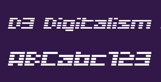 D3 Digitalism Italic