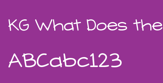 KG What Does the Fox Say