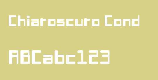 Chiaroscuro Cond