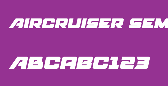 Aircruiser Semi-Italic