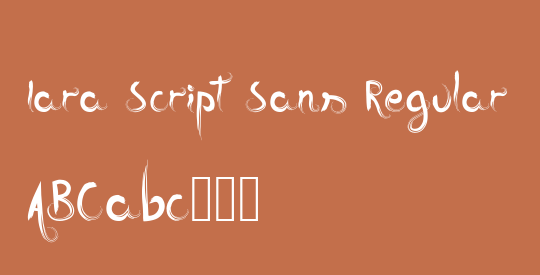 Iara Script Sans Regular