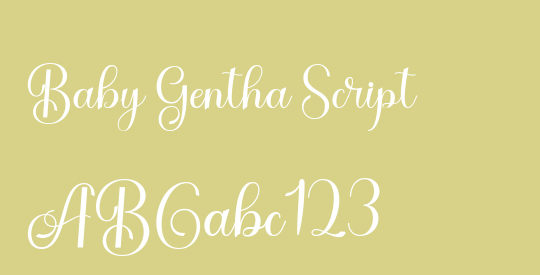 Baby Gentha Script