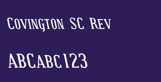 Covington SC Rev