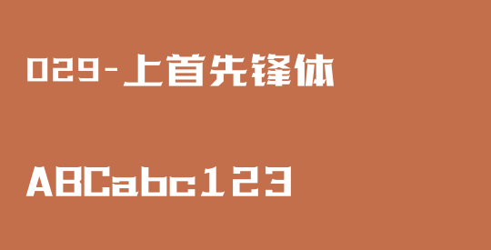029-上首先锋体