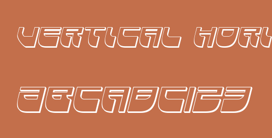 Vertical Horizon 3D Italic