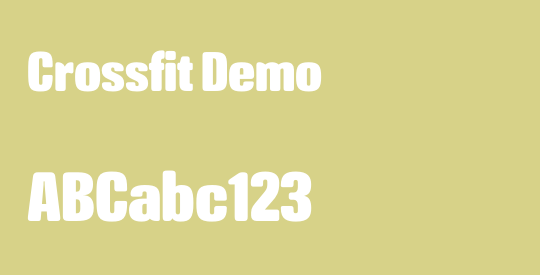Crossfit Demo