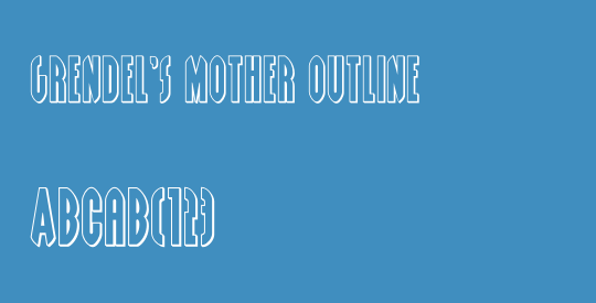 Grendel's Mother Outline