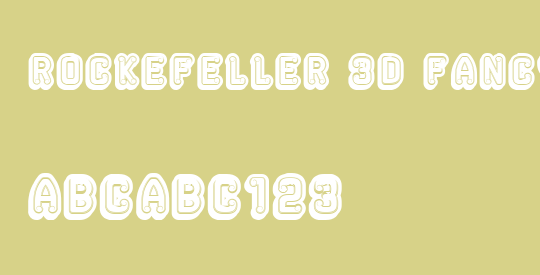 Rockefeller 3D Fancy Flat