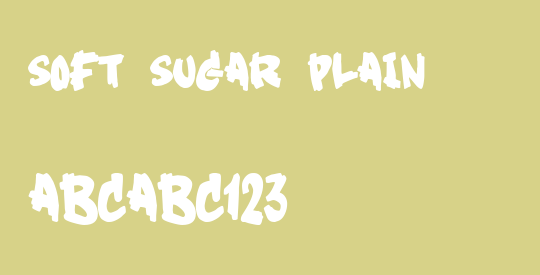Soft Sugar plain