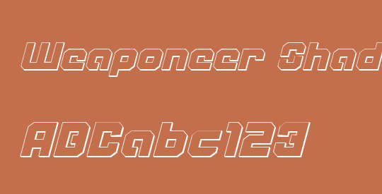 Weaponeer Shadow Italic