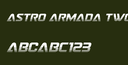 Astro Armada Twotone Italic