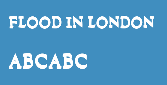 Flood In London