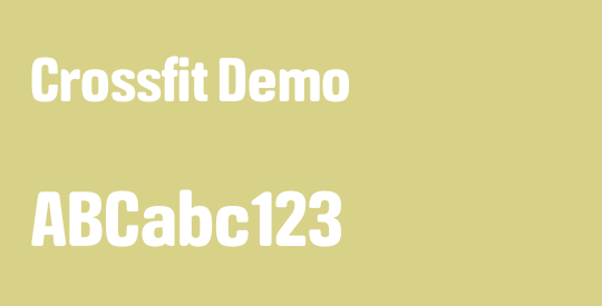 Crossfit Demo